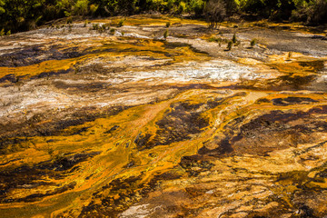 Orakei Korako geotermal valley,
