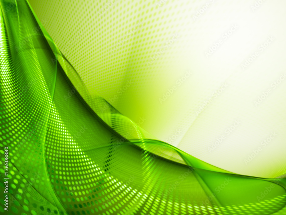 Poster abstract background element. fractal graphics series. three-dimensional composition of glowing lines