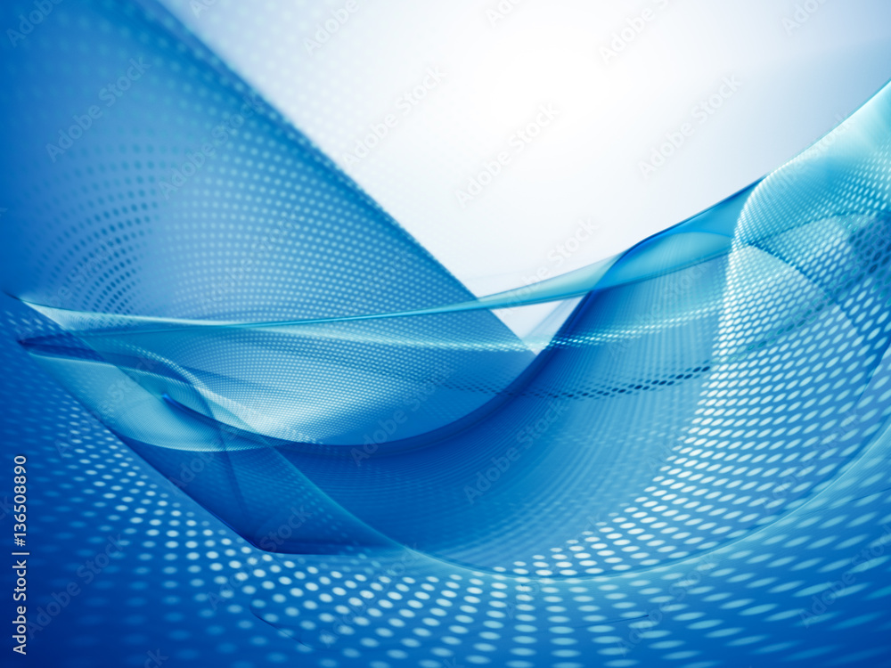 Aufkleber abstract background element. fractal graphics series. three-dimensional composition of glowing lines
