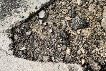 damage road