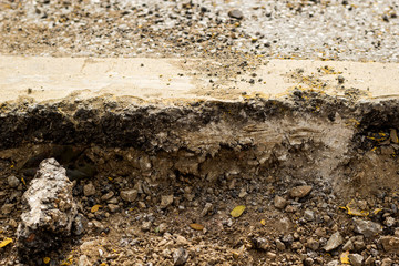 damage road