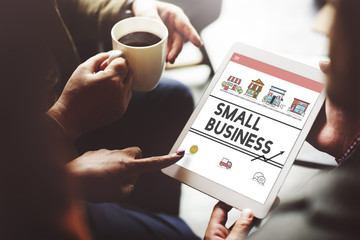 Small Business Strategy Marketing Enterprise Concept