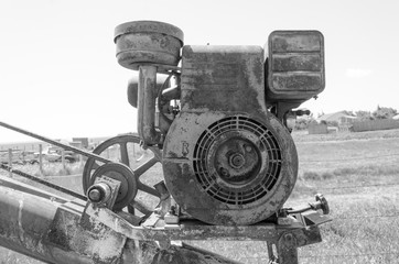 Old grain auger motor