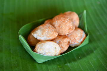 Knmcrk Thai traditional dessert.