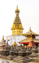 Obraz premium Swayambhunath Stupa