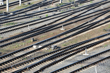 Metals on rail track