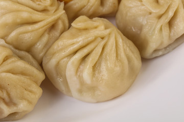 Fototapeta na wymiar Chinese dumplings - Momo