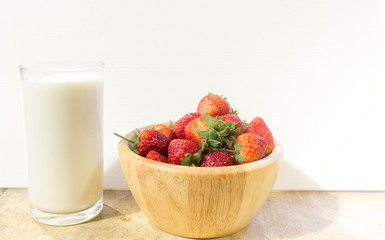  strawberry and milk
