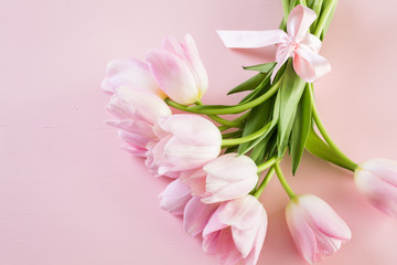 Fototapeta premium Pink tulips