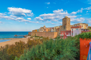 Termoli (Italy) - A touristic city on Adriatic sea in the province of Campobasso, Molise region, southern Italy