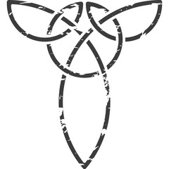 Celtic pattern. Element of Celtic or Irish ornament