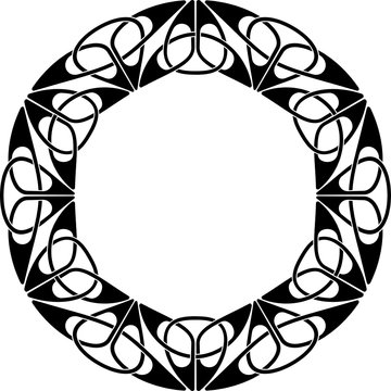 Celtic pattern. Element of Celtic or Irish ornament