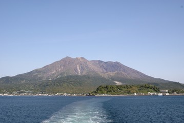 the scene of Sakurajima