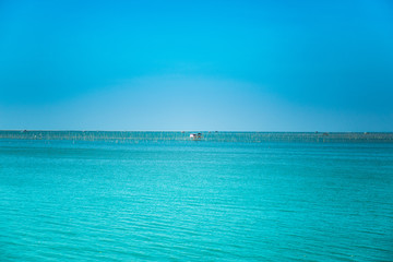 Fototapeta premium perfect blue sky and water of Thailand ocean