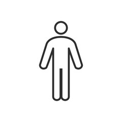 Man - vector icon.