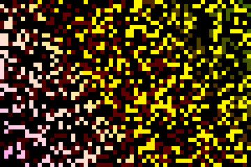 yellow and brown pixel background