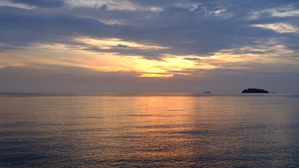 sea and sunset