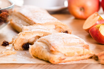 Apple strudel.