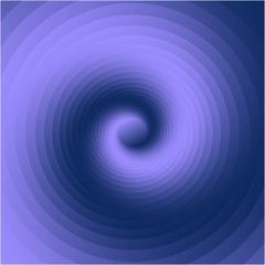 Designed background of blue and black gradient from the center of the spiral