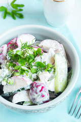 creamy vegetable salad