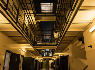 Serie gevangenis Wolvenplein Utrecht Nederland