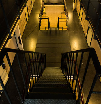 Serie gevangenis Wolvenplein Utrecht Nederland