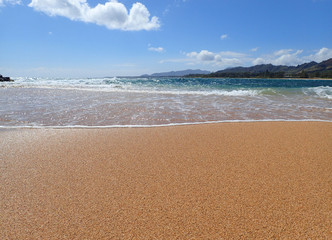 Beach, Ocean and Blue Sky