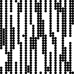 Seamless Circle and Stripe Pattern