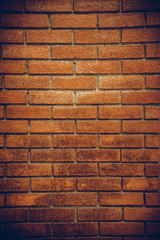 Old grunge brick wall background