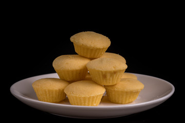 Pineapple cup cookie