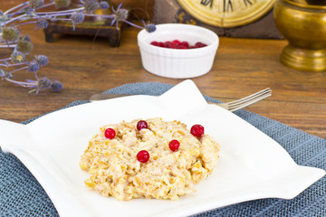Oatmeal with Cranberries