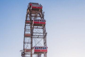 Fototapeta na wymiar Ferris wheel Prater Vienna