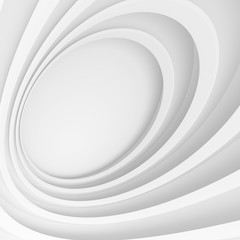  White Circular Building