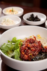 small octopus bibimbap