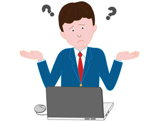 コンピューターの操作で困っている学生