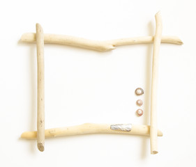 Rahmen aus Treibholz