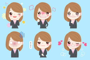  business woman emoji set