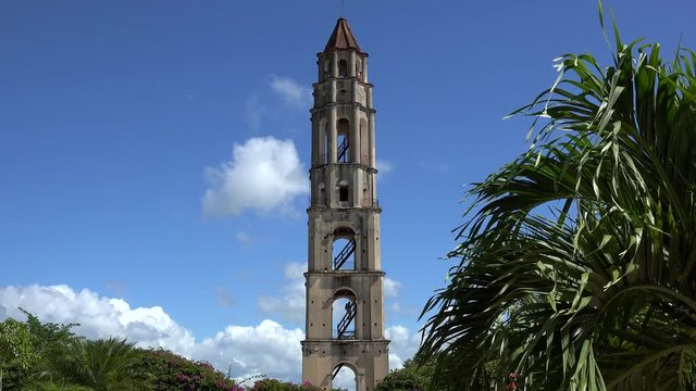 Manaca Iznaga Tower for the slaves supervision on plantations. Sugar Mills Valley (Valle de los Ingenios), Cuba
