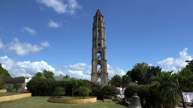 Manaca Iznaga Tower for the slaves supervision on plantations. Sugar Mills Valley (Valle de los Ingenios), Cuba