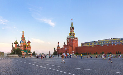 St. Basil Cathedral, Red Square. Moscow Kremlin
