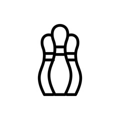 bowling icon illustration