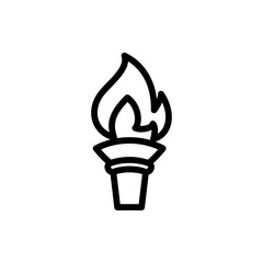 torch icon illustration