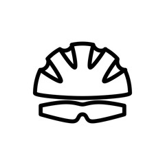 helmet icon illustration