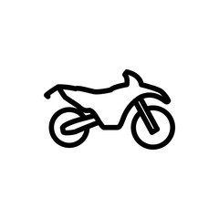 motorbike icon illustration