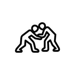 judo icon illustration