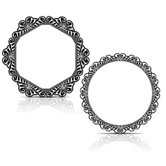 silhouette carved frame for picture or photo