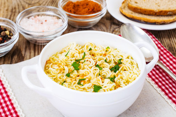 Chicken Soup with Noodles