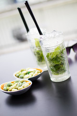 Sommergetränk mit Minze