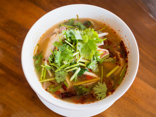 Tom Yum Soup Thai food