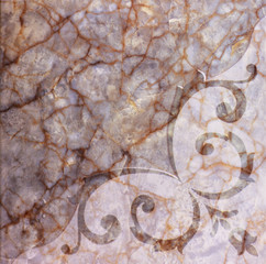 classic tile, abstract pattern